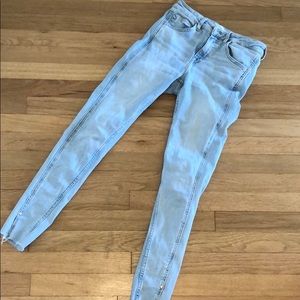 Zara light blue jeans